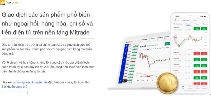 Mitrade cung cấp những gì?