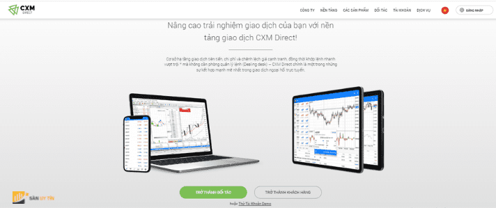 MT4 đang là phần mềm duy nhất được sàn CXM Direct cung cấp cho trader