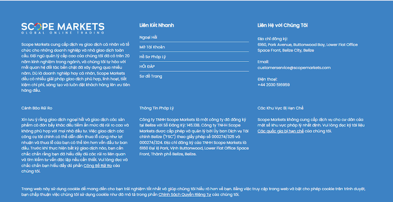 Scope Markets lừa đảo