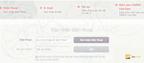 Trader xac nhan danh tinh qua so dien thoai