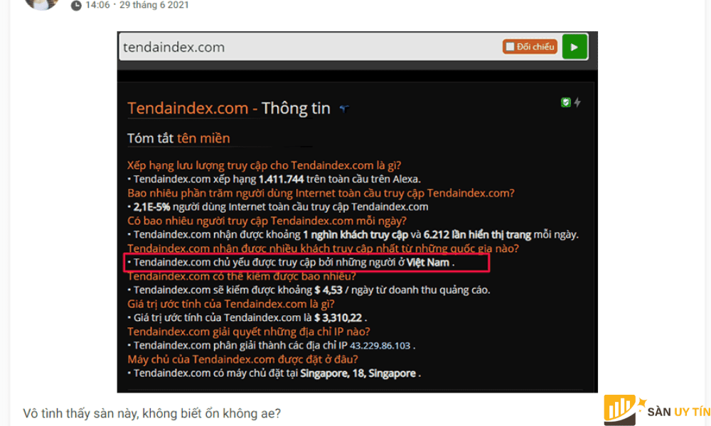 Thong tin Tenda Index khong xuat hien dau tien tren thanh tim kiem Google