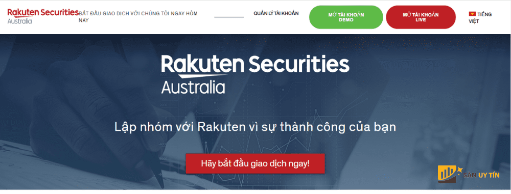 Đánh giá sàn Rakuten Securities Australia