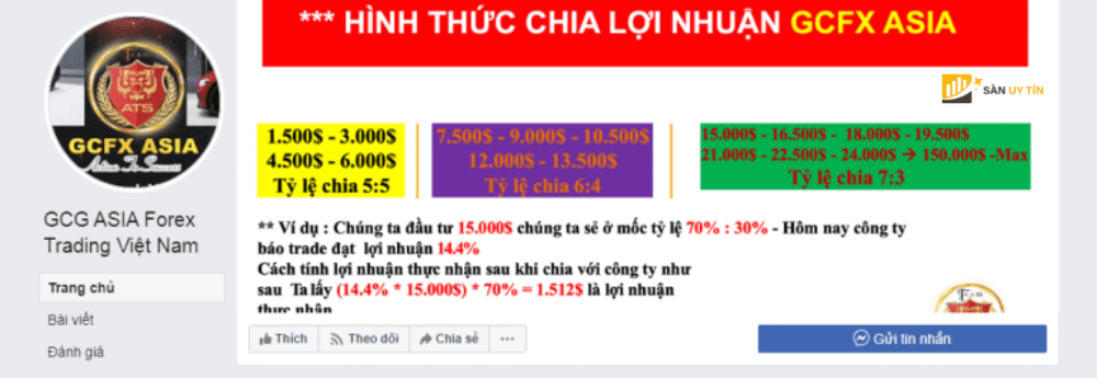 GCG Asia lua dao hoat dong theo mo hinh da cap kim tu thap Ponzi