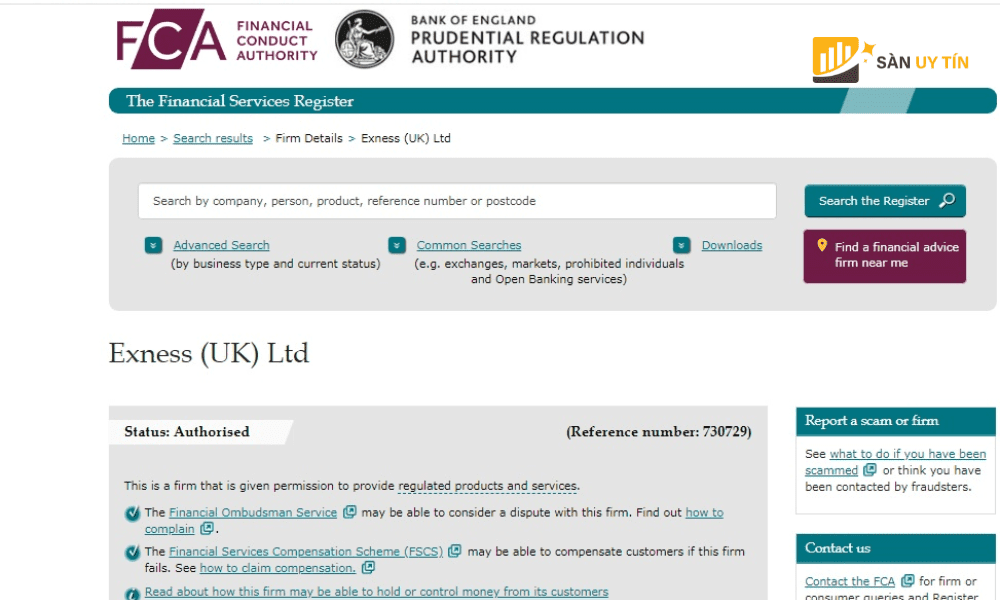 Giay phep FCA Financial Conduct Authority hay duoc goi la co quan quan ly dich vu tai chinh cua Vuong quoc Anh