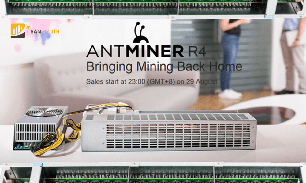 May Antminer R4 la cong cu khai thac nhanh thu hai