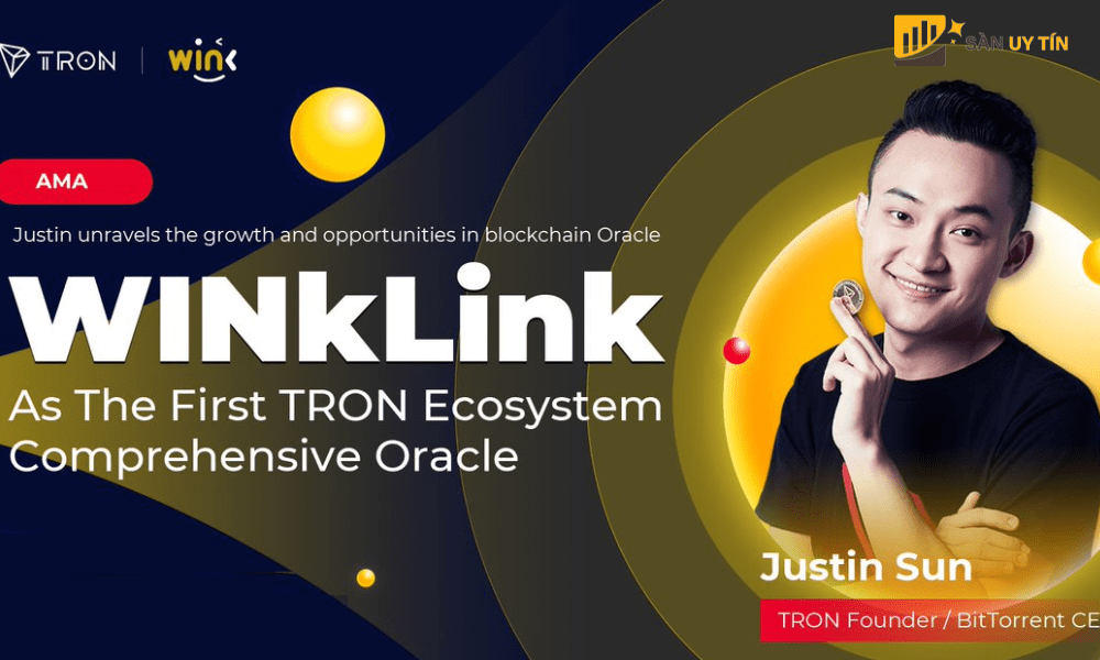 WinkLink la du an duoc ho tro boi Justin Sun