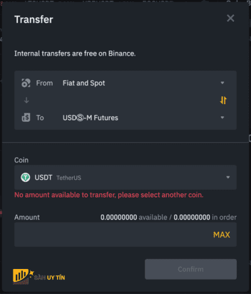 Cach nap tien vao tai khoan Binance Futures b2